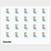 Sticker Carré Grattez Cela (Feuille)