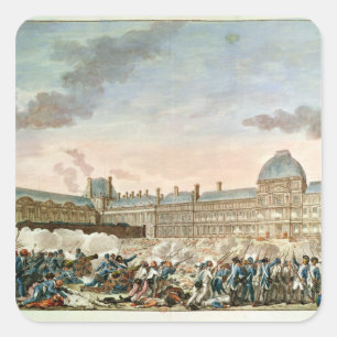 Sticker Carré gravée par Isidore Stanislas Helman