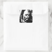 Sticker Carré Gravure d'acide version 2 (Sac)