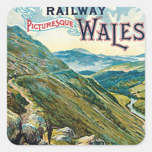 Sticker Carré Great Western Railway ~ Pays de Galles