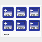 Sticker Carré Grèce (Feuille)