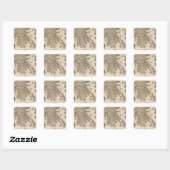 Sticker Carré Grèce 15 (Feuille)