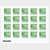 Sticker Carré Green Water Ocean (Feuille)