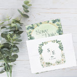 Sticker Carré Greenery Eucalyptus Monogram Botanical Wedding<br><div class="desc">Greenery Eucalyptus Wedding Envelope Seal Sticker | Personalized Monogram Initials | Elegant Botanical Wedding Invitation Sticker . Add a refined botanical touch to your wedding stationery with this elegant personalized eucalyptus wedding envelope seal sticker. Featuring a soft greenery wreath with eucalyptus leaves, white florals, and a modern monogram of the...</div>