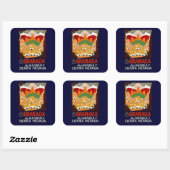 Sticker Carré Grenade Espagne (Feuille)