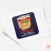 Sticker Carré Grenade Espagne (Enveloppe)