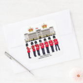 Sticker Carré Grenadier Guards sur le couronnement de défilé (Enveloppe)