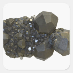 Sticker Carré Grenat en forme naturelle