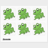 Sticker Carré Grenouille (Feuille)