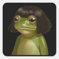Grenouille drôle Bob coupe de cheveux Mème Grenoui