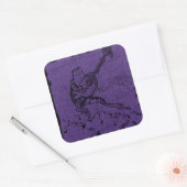 Sticker Carré Grenouille et pourpre liante (Enveloppe)