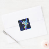 Sticker Carré Grenouille inverse (Enveloppe)