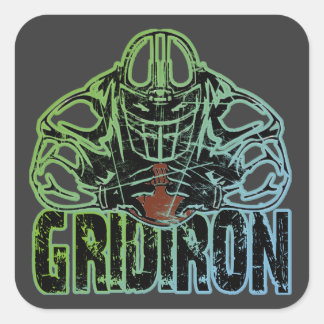 Sticker Carré Gridiron