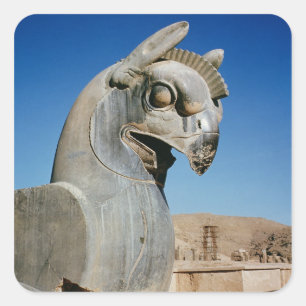 Sticker Carré Griffon géant, Persan, c.516-465 AVANT JÉSUS