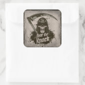 Sticker Carré Grim Reaper Craindre le coup (Sac)