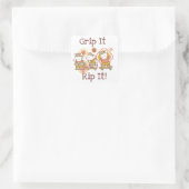 Sticker Carré Grip It et Rip It Skateboard (Sac)