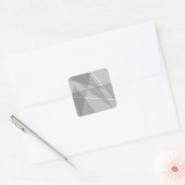 Sticker Carré Gris géométrique (Enveloppe)