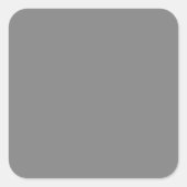 Sticker Carré Gris grand (Devant)