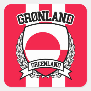 Sticker Carré Groenland