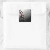 Sticker Carré Gros plan de base-ball (Sac)