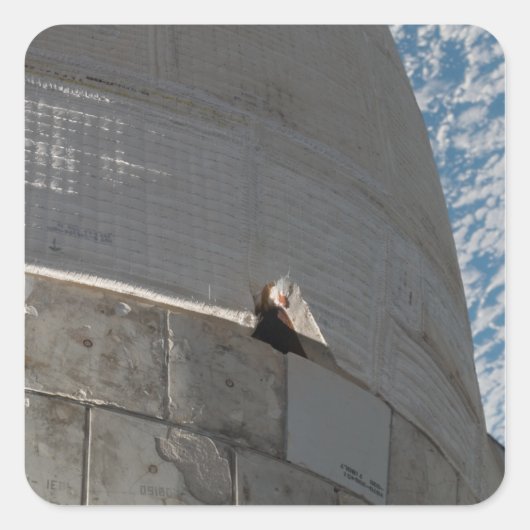 Sticker Carré Gros plan de la navette spatiale Atlantis (Devant)