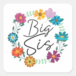 STICKER CARRÉ GROS SIS
