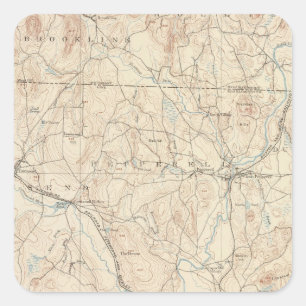 Sticker Carré Groton, Massachusetts