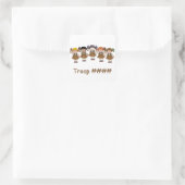 Sticker Carré Groupe Brownie (Sac)