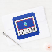 Sticker Carré Guam (Enveloppe)
