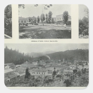 Sticker Carré Guerneville, la Californie