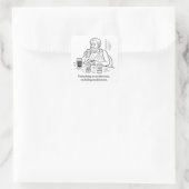 Sticker Carré Guide d'Aristote pour la modération (Sac)