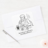 Sticker Carré Guide d'Aristote pour la modération (Enveloppe)