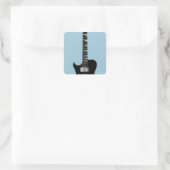 Sticker Carré Guitare électrique (Sac)
