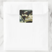 Sticker Carré Guitare et Clarinet, 1920 (Sac)