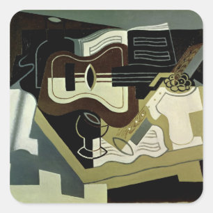 Sticker Carré Guitare et Clarinet, 1920