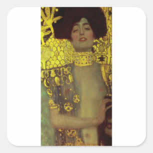 Sticker Carré Gustav Klimt - Judith