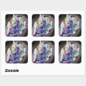 Sticker Carré Gustav Klimt - La Vierge (Feuille)