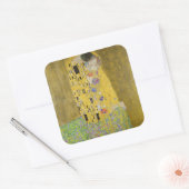 Sticker Carré Gustav Klimt - Le baiser (Enveloppe)