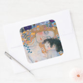 Sticker Carré Gustav Klimt - Mère et Enfant (Enveloppe)