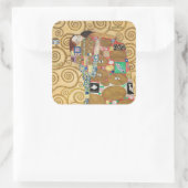 Sticker Carré Gustav Klimt - Réalisation, Stoclet Frieze (Sac)