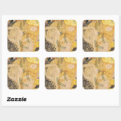 Sticker Carré Gustav Klimt - Serpents d'eau I (Feuille)