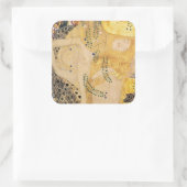Sticker Carré Gustav Klimt - Serpents d'eau I (Sac)