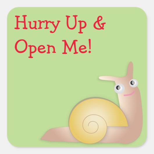 Sticker Carré Guy Snailey (Devant)