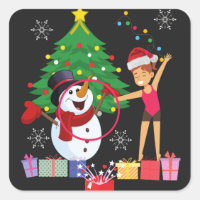 Gymnastique rythmique Célébration de Noël