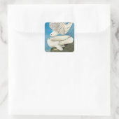 Sticker Carré Gyrfalcons, alias Gerfalcons par John James Audubo (Sac)