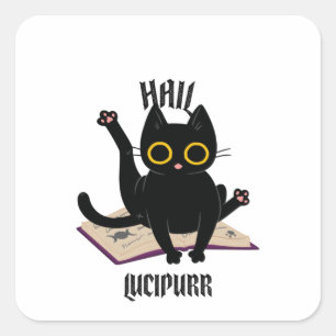 Sticker Carré Hail Lucipurr