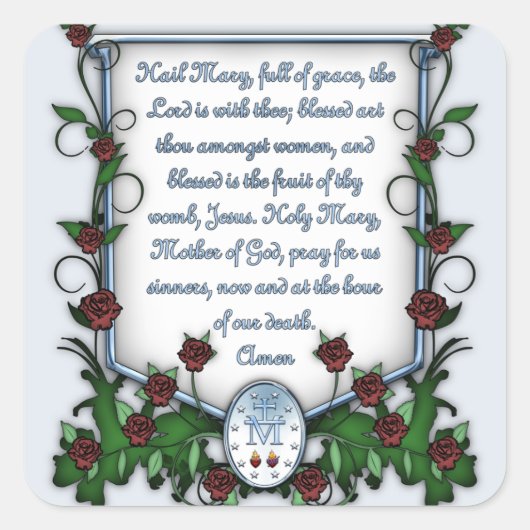 Sticker Carré Hail Mary (Devant)