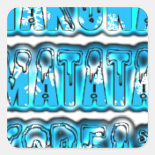 Sticker Carré Hakuna Matata Corée du Sud Art Imprimer/Graphique