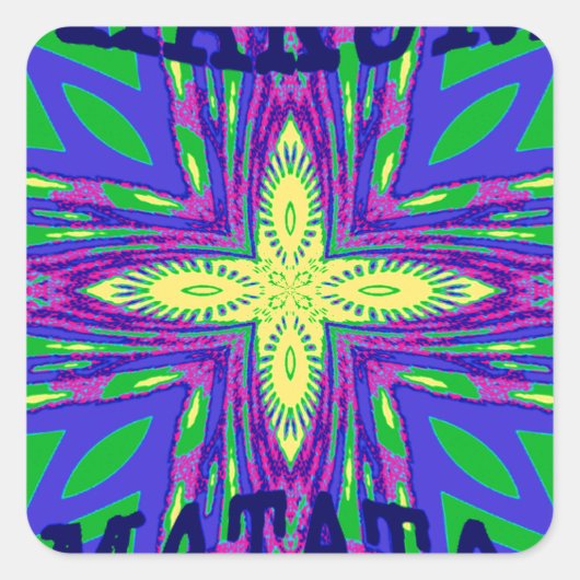 Sticker Carré Hakuna matata Mombasa (Devant)