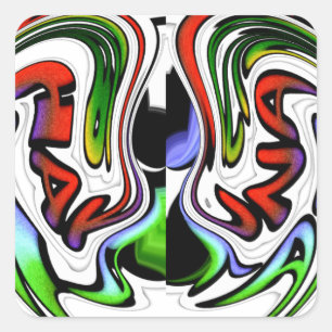 Sticker Carré HakunaMatata hakunamatata Dons